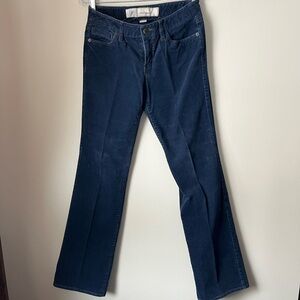 Women’s, Size 4, Blue Corduroys w/Brown Stitching, Soft